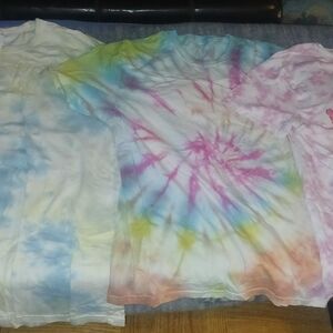 Multicolor Tie-Dye Short Sleeve Tee